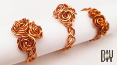 Rose | ring | 3-wire braid | how to do | Handmade jewelry | DIY @Lan Anh Handmade 722