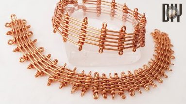 Basic chain bracelet | Thick bracelet | metal watch chain strap | Wire jewelry @Lan Anh Handmade 718