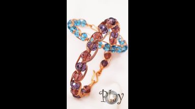 Simple bracelet | Crystal beads | Stone with holes @Lan Anh Handmade 743 #Shorts