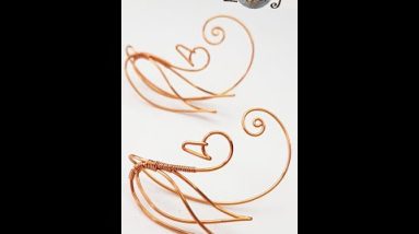Swan | ear cuff | How to make handmade jewelry | copper wire @Lan Anh Handmade 760 #Shorts