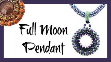 Full Moon Pendant - (Jewelry Making)