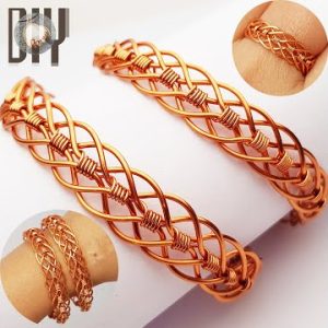 braided copper | bracelet | ring | Unisex |  jewelry | men and women @Lan Anh Handmade 812 #Shorts