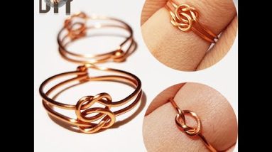 Love knot ring | Double | single | jewelry | men and women @Lan Anh Handmade  813 #Shorts