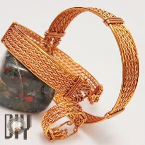 Wheat pattern | twisted wire | thick bangle | cuff bracelet | unisex @Lan Anh Handmade 812 #Shorts