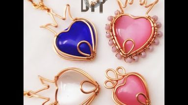 Crowned Hearts | King And Queen | Pendant | heart cabochon  @Lan Anh Handmade 836 #Shorts