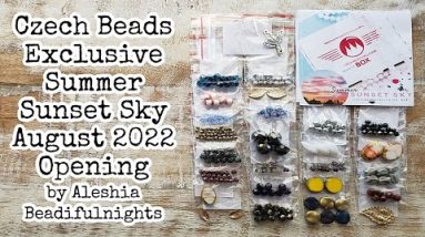 Czech Beads Exclusive Summer Sunset Sky August 2022 Opening