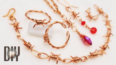 Barbed wire | full set of jewelry | unisex | Rings | bracelet | Halloween @Lan Anh Handmade  863
