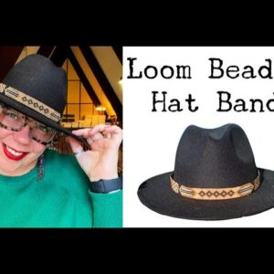 Loom Beaded Hat Band