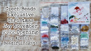 Czech Beads Exclusive Christmas Joy November 2022 Opening