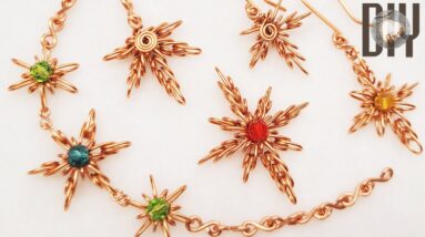 Snowflakes | star | leaf | Pendant | earrings | bracelet | Christmas | Noel @LanAnhHandmade 899
