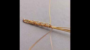 Knot bracelets | ring | Embroidery Chain Stitch | no stone @LanAnhHandmade 897 #Shorts