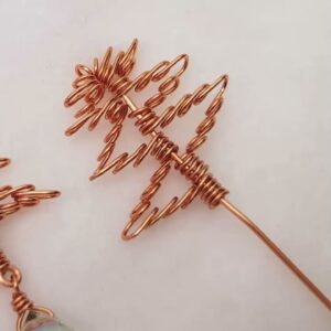 Christmas tree | Pendant | Noel | crystal | copper wire jewelry @LanAnhHandmade 903 #Shorts