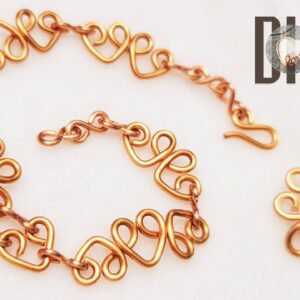 Heart Chain | 4-leaf clover | Pendant | bracelet @LanAnhHandmade 912