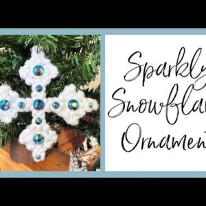Sparkly Snowflake Ornament