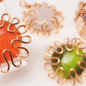 Love Flower Pendant | heart | simple DIY handmade jewelry ideas @LanAnhHandmade 922
