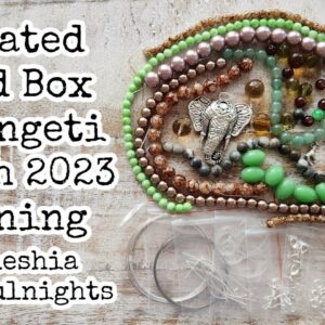 Curated Bead Box Serengeti March 2023 Opening
