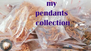 Sorting all the pendants  | my jewelry collection @LanAnhHandmade 936