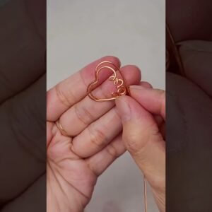 #diy #simple #love #pendant #jewelry #copperwire #tutorial #howtomake #ideas  @LanAnhHandmade​